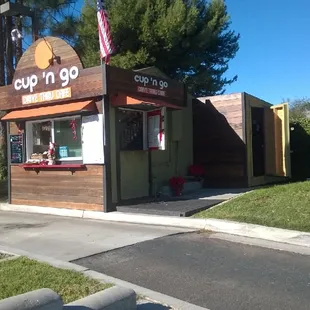 Amazing Coffee out if such a small little place.