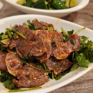 Beef with Cilantro