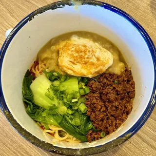 Chongqing Zajiang Noodles with Peas (Dry/ No Soup