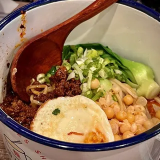 ickled Pork Meat with Leek Rice Noodles Soup