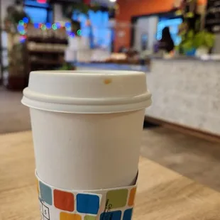 Relaxing on a Saturday with an evening coffee