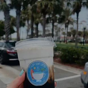 Banana cream cold brew summer special
