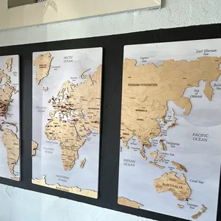 Map to mark where you are from