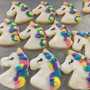 Magical unicorn cookies!