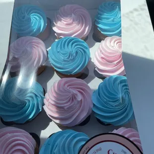 There are NOT pastel blue cupcakes