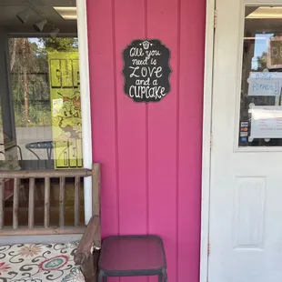 outside