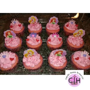 Princess cupcakes