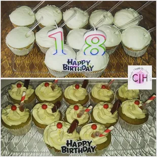 Root Beer Float Cupcakes