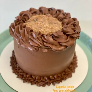 German Chocolate birthday cake
