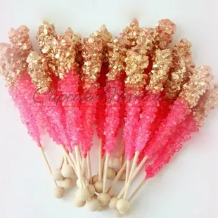 Pink Gold Rock Candy