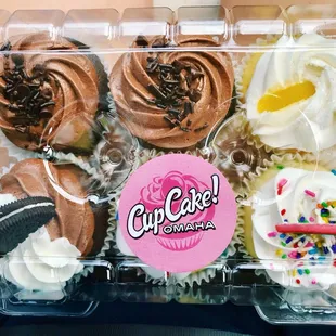 Half a dozen to go! Chocolate, cookies n' creme, birthday cake, &amp; lemon