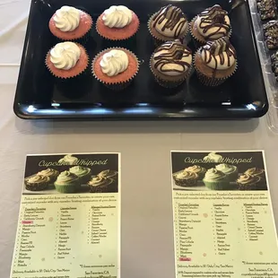 Guava and Nutella cupcakes