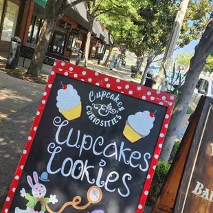 a sign for a bakery