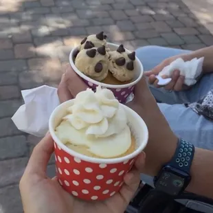 $5 chocolate chip and Lemon &amp; $4Lavender Cake