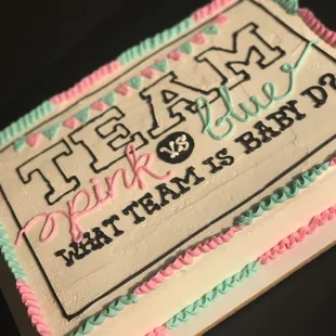 Gender Reveal Cakes