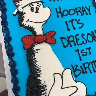 Customized sheet cakes are always perfect for birthdays