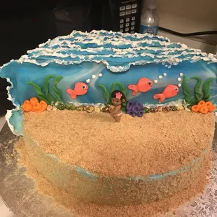 Moana cake