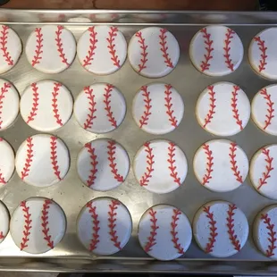 Baseball cookies