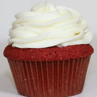 VEGAN Red Velvet with a Vegan Buttercream Frosting.