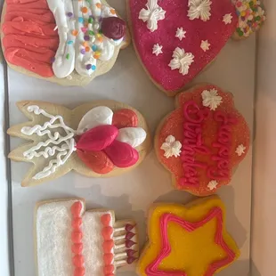 Birthday cookies
