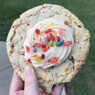 Fruity Pebbles Cookie. Pretty good, but not great like their cupcakes!