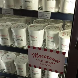 Marianne's ice cream from Santa Cruz