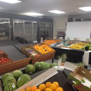 Fresh fruits and veggies