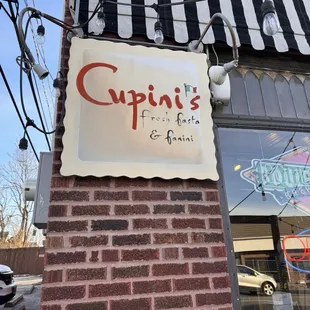 the front of a restaurant