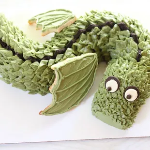 Custom dragon cake