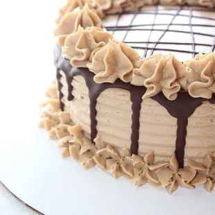 Cafe Mocha drip cake