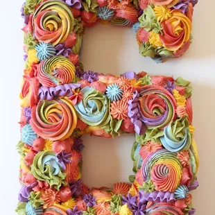 Rainbow 6 cake using all natural dyes