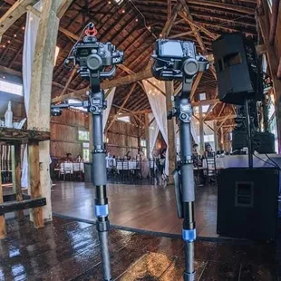 Another view inside the barn/reception area.