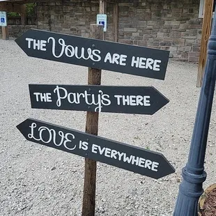 Adorable signs everywhere, especially this one.