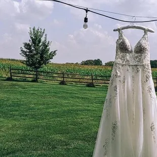 Beautiful back drop for wedding photos