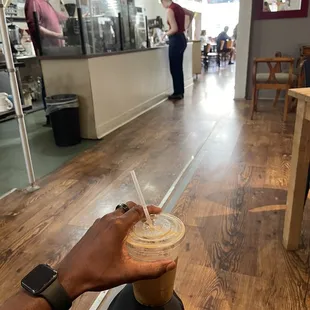 Iced Vanilla Latte