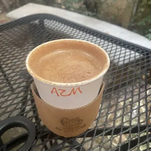 Azteca mocha. Incredibly chocolaty and spicy! 10/10