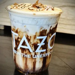 Turtle chai latte
