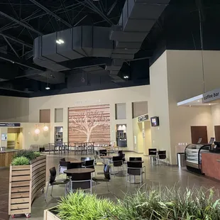 Inside study and work area open to the public