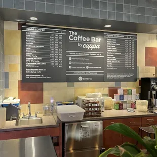the menu