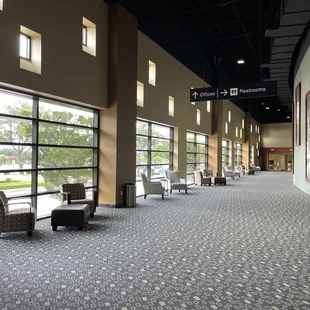 Inside study and work area open to the public