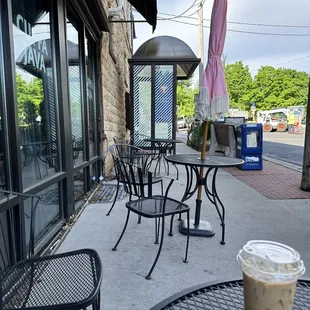 Part of the patio area