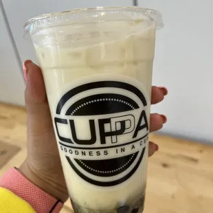 lychee milk tea