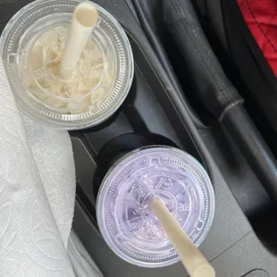 Taro n mango boba teas