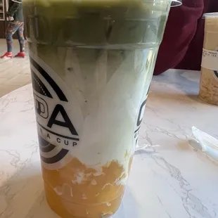 Mango Milk Tea Mango Matcha