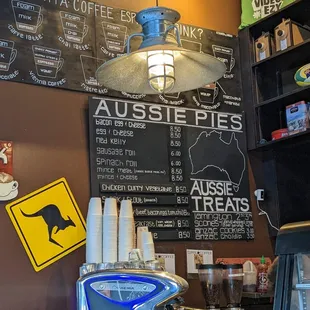 Aussie pie menu