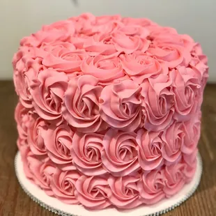 Dainty Rosette Cake