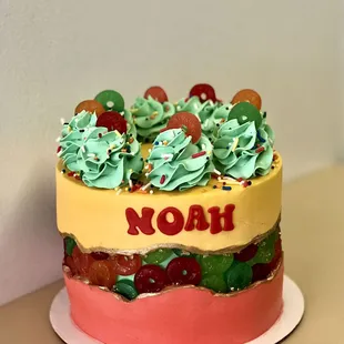 Lifesavers Faultline Cake