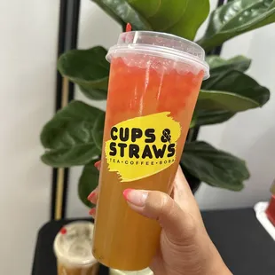 Try our super refreshing Passion Fruit Tea Lemonade!