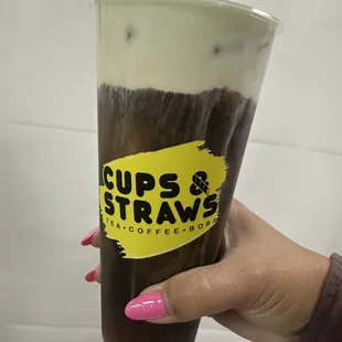 Add a Soft Foam to any drink! 

Pictured is a Cold Brew Coffee topped with Pandan Coconut Soft Foam!