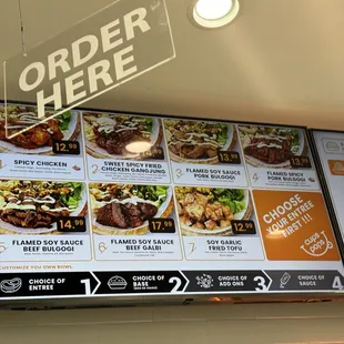 menu can build your own too